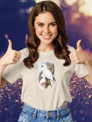 Pastel Parrots V T-shirt -John Gould Designs