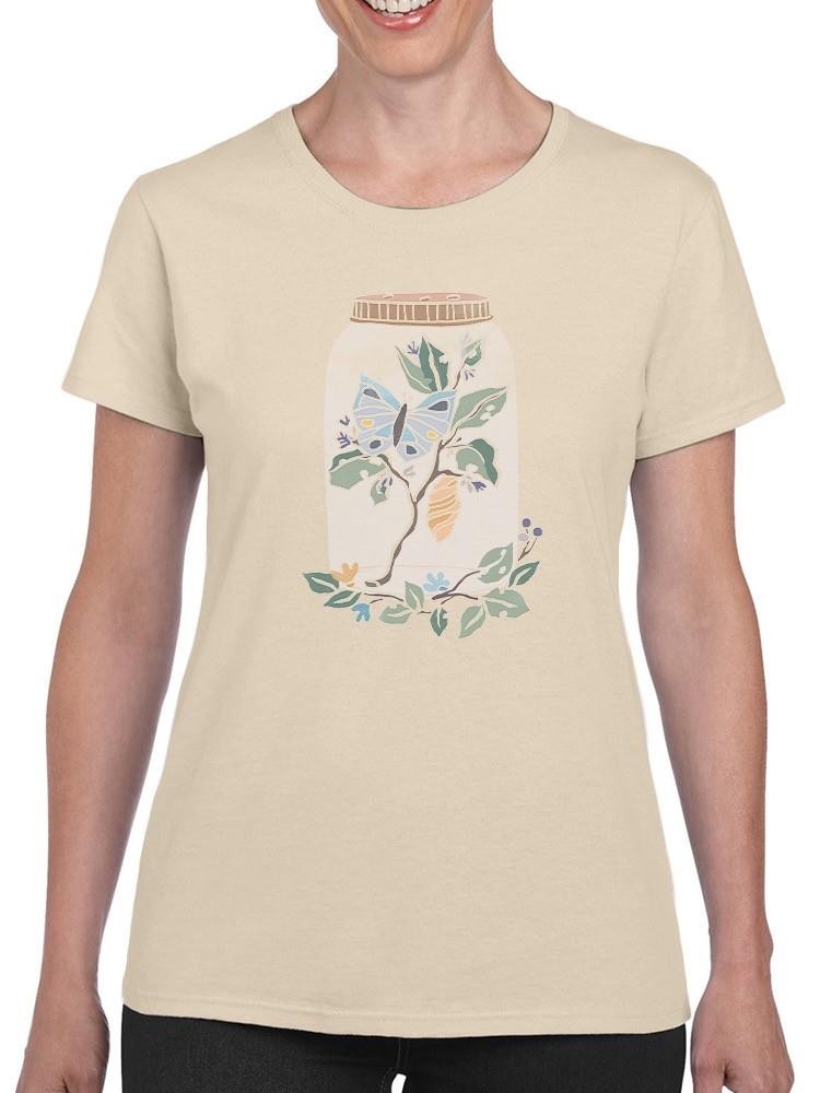 Nature In Jar B T-shirt -June Erica Vess Designs