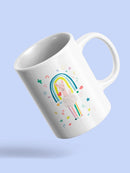 Rainbow Llama B Mug -June Erica Vess Designs