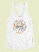 Cool Cats Collection C T-shirt -June Erica Vess Designs