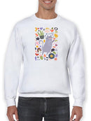Cool Cats Collection Sweatshirt -June Erica Vess Designs