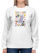 Cool Cats Collection Sweatshirt -June Erica Vess Designs