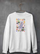 Cool Cats Collection Sweatshirt -June Erica Vess Designs