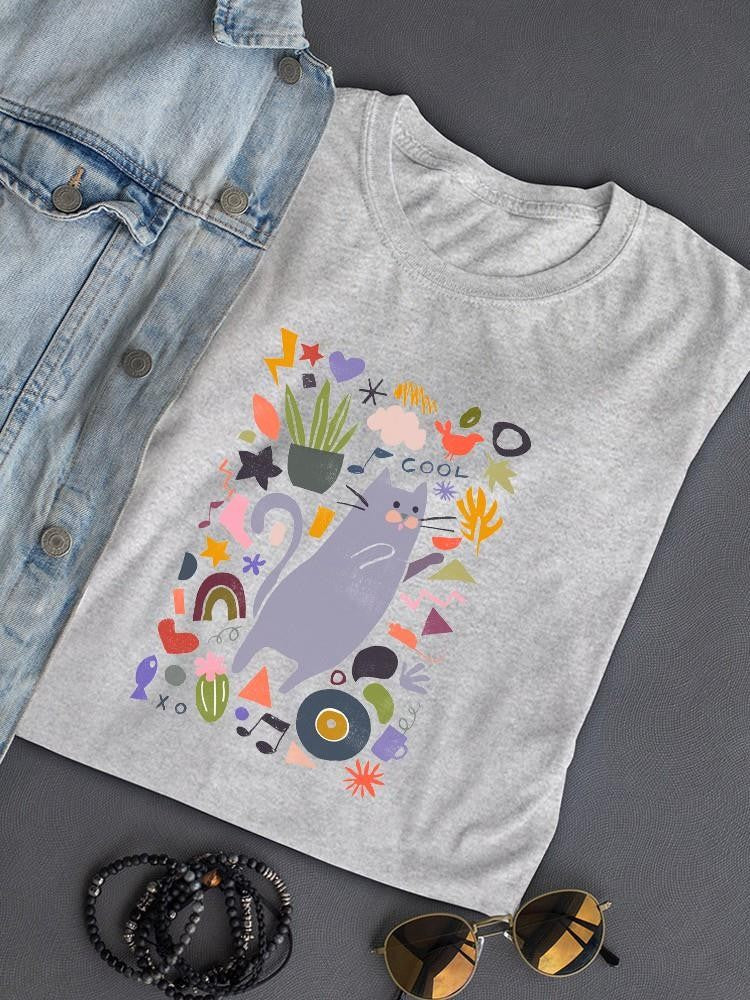 Cool Cats Collection T-shirt -June Erica Vess Designs