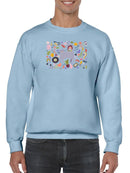 Collection Of Cool Cats Sweatshirt -June Erica Vess Designs