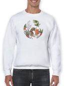 Purrfect Plants Collection C. Sweatshirt -June Erica Vess Designs