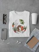 Purrfect Plants Collection C T-shirt -June Erica Vess Designs