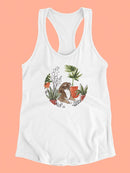 Purrfect Plants Collection C. Racerback Tank -June Erica Vess Designs