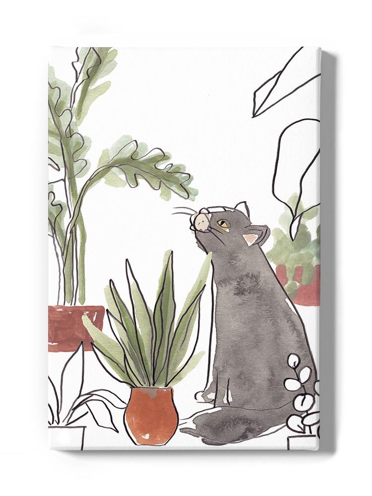 Purrfect Plants Collection B Wall Art -June Erica Vess Designs