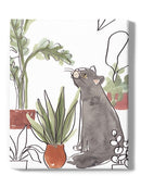 Purrfect Plants Collection B Wall Art -June Erica Vess Designs
