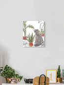 Purrfect Plants Collection B Wall Art -June Erica Vess Designs