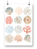 Ocean Patterns I Wall Art -June Erica Vess Designs