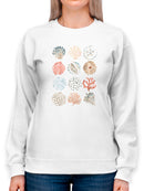 Ocean Patterns I Sweatshirt -June Erica Vess Designs