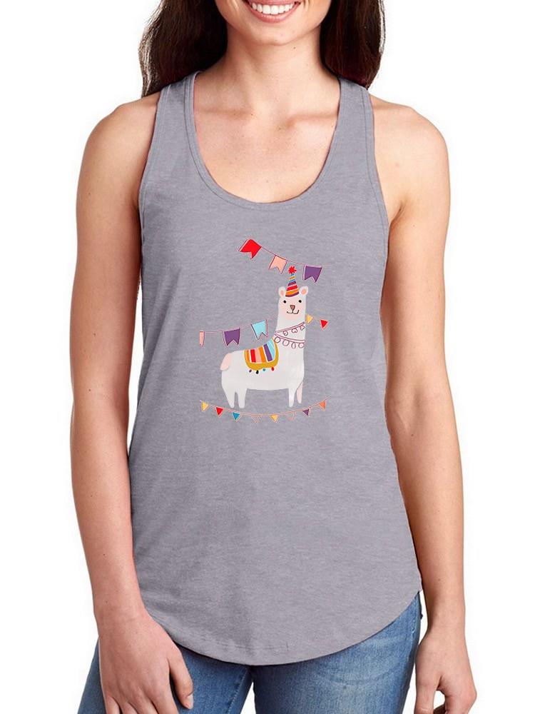 Party Animals Collection B. Racerback Tank -June Erica Vess Designs
