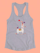 Party Animals Collection B. Racerback Tank -June Erica Vess Designs