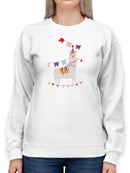 Party Animals Collection B. Sweatshirt -June Erica Vess Designs