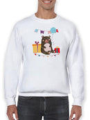 Party Animals Collection C. Sweatshirt -June Erica Vess Designs