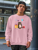 Party Animals Collection C. Sweatshirt -June Erica Vess Designs