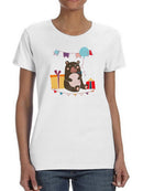 Party Animals Collection C T-shirt -June Erica Vess Designs