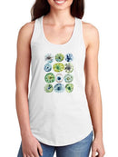Sea Urchin Assortment I. Racerback Tank -June Erica Vess Designs
