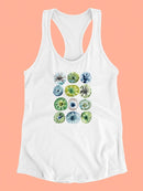Sea Urchin Assortment I. Racerback Tank -June Erica Vess Designs