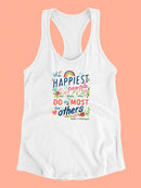 Booker T Washington Quote I. Racerback Tank -June Erica Vess Designs
