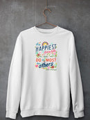 Booker T Washington Quote I. Sweatshirt -June Erica Vess Designs