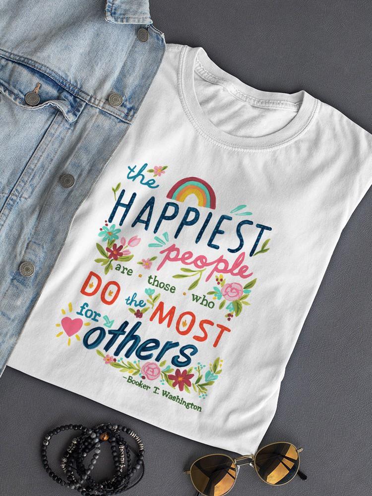 Booker T Washington Quote I T-shirt -June Erica Vess Designs