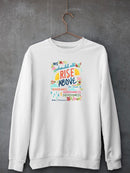 Booker T Washington Quote Ii. Sweatshirt -June Erica Vess Designs