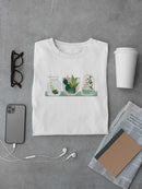 Terrarium Cameo Collection D T-shirt -June Erica Vess Designs