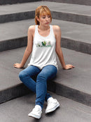 Terrarium Cameo Collection D. Racerback Tank -June Erica Vess Designs