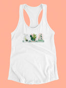 Terrarium Cameo Collection D. Racerback Tank -June Erica Vess Designs