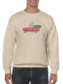 Retro Winter Celebration A Sweatshirt -June Erica Vess Designs