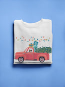 Retro Winter Celebration A Sweatshirt -June Erica Vess Designs