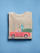 Retro Winter Celebration A Sweatshirt -June Erica Vess Designs