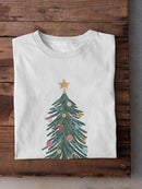 Retro Winter Celebration B T-shirt -June Erica Vess Designs
