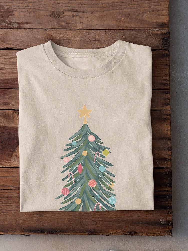 Retro Winter Celebration B T-shirt -June Erica Vess Designs