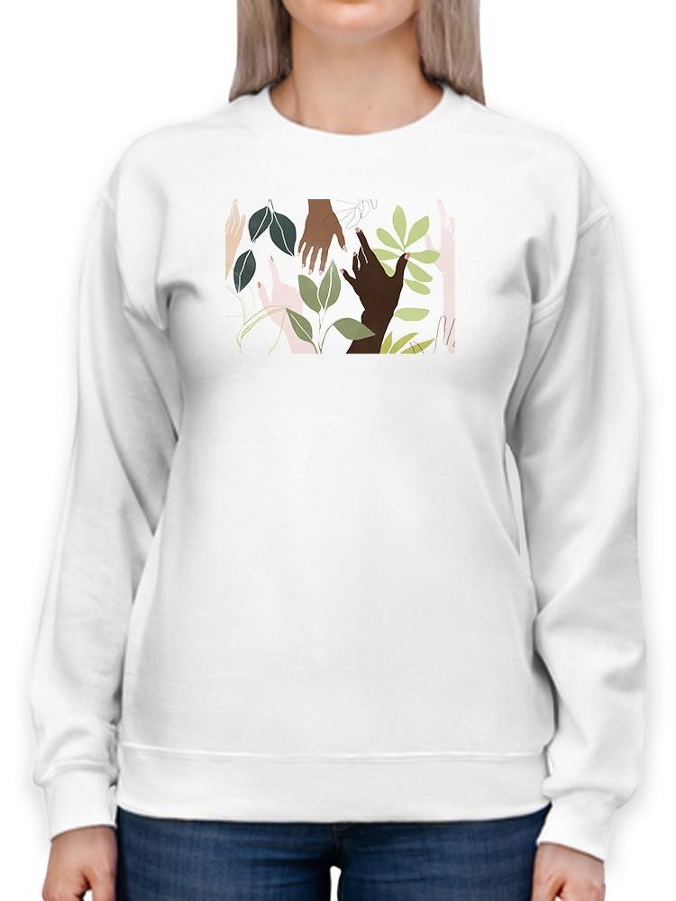 Reach And Rise A Sweatshirt -June Erica Vess Designs