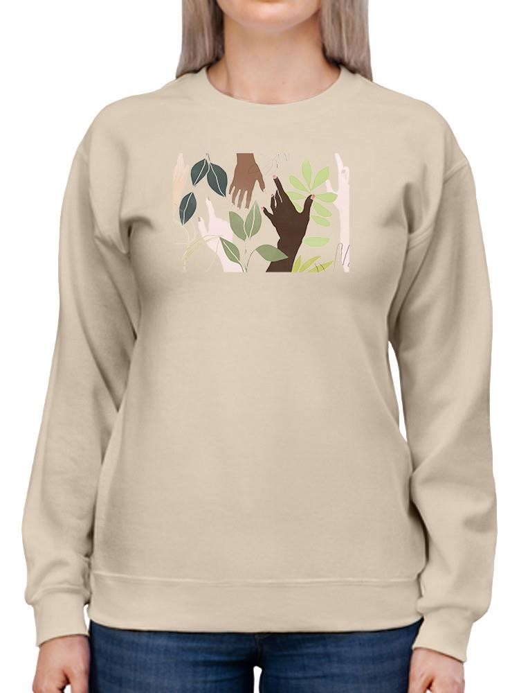 Reach And Rise A Sweatshirt -June Erica Vess Designs