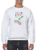 Rainbow Hope Collection B. Sweatshirt -June Erica Vess Designs