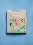 Rainbow Hope Collection B. Sweatshirt -June Erica Vess Designs