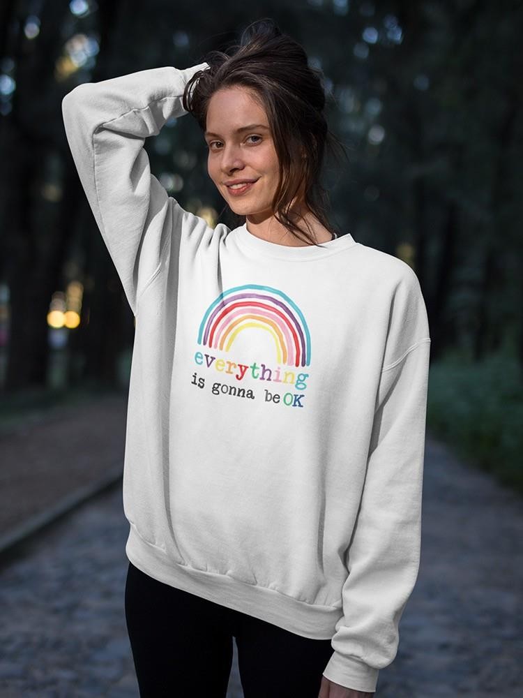 Rainbow Hope I Sweatshirt -June Erica Vess Designs