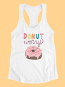 Happy Donuts Iv T-shirt -June Erica Vess Designs