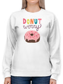 Happy Donuts Iv Sweatshirt -June Erica Vess Designs