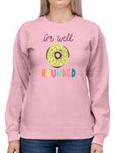 Happy Donuts Ii Sweatshirt -June Erica Vess Designs