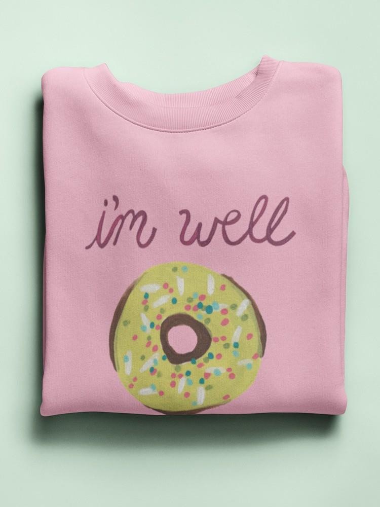 Happy Donuts Ii Sweatshirt -June Erica Vess Designs