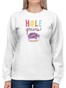 Happy Donuts I Sweatshirt -June Erica Vess Designs