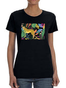 Cheetah Kingdom Collection. A T-shirt -June Erica Vess Designs