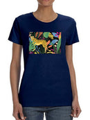 Cheetah Kingdom Collection. A T-shirt -June Erica Vess Designs
