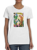 Cheetah Kingdom Collection. B T-shirt -June Erica Vess Designs